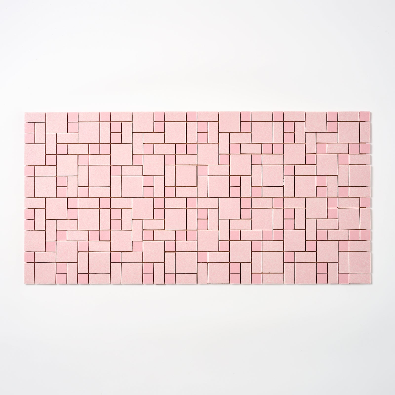 teです Japanese 1960s Pink & Pink Random Floor Tile – Vintage Tile Shop