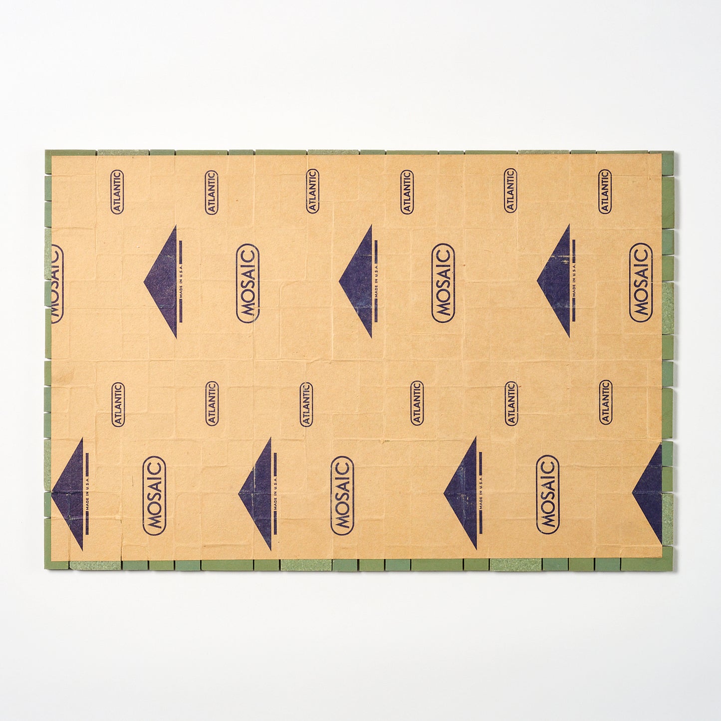 Mosaic Tile Co. 1960s Green Random Floor Tile