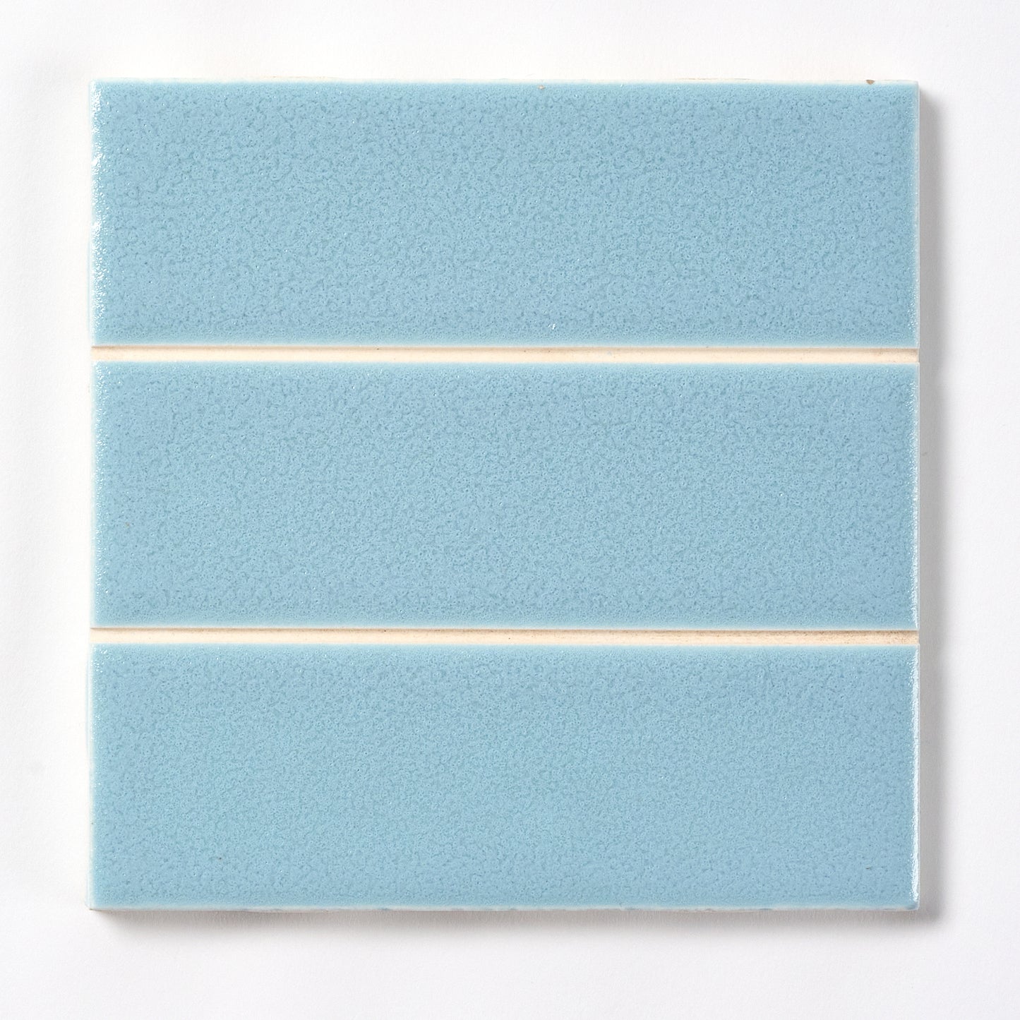 1980s American Olean Light Blue Striped Wall Tile, 40 Sq Ft Available - 10 Sq Ft Per Box