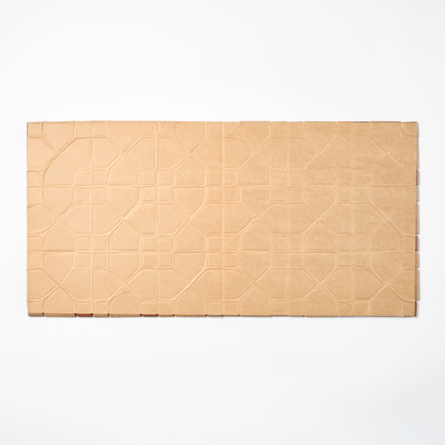 Atlantic Tile Co. 1940s Brown & Red Geometric Floor Tile, 17 Sq Ft Available