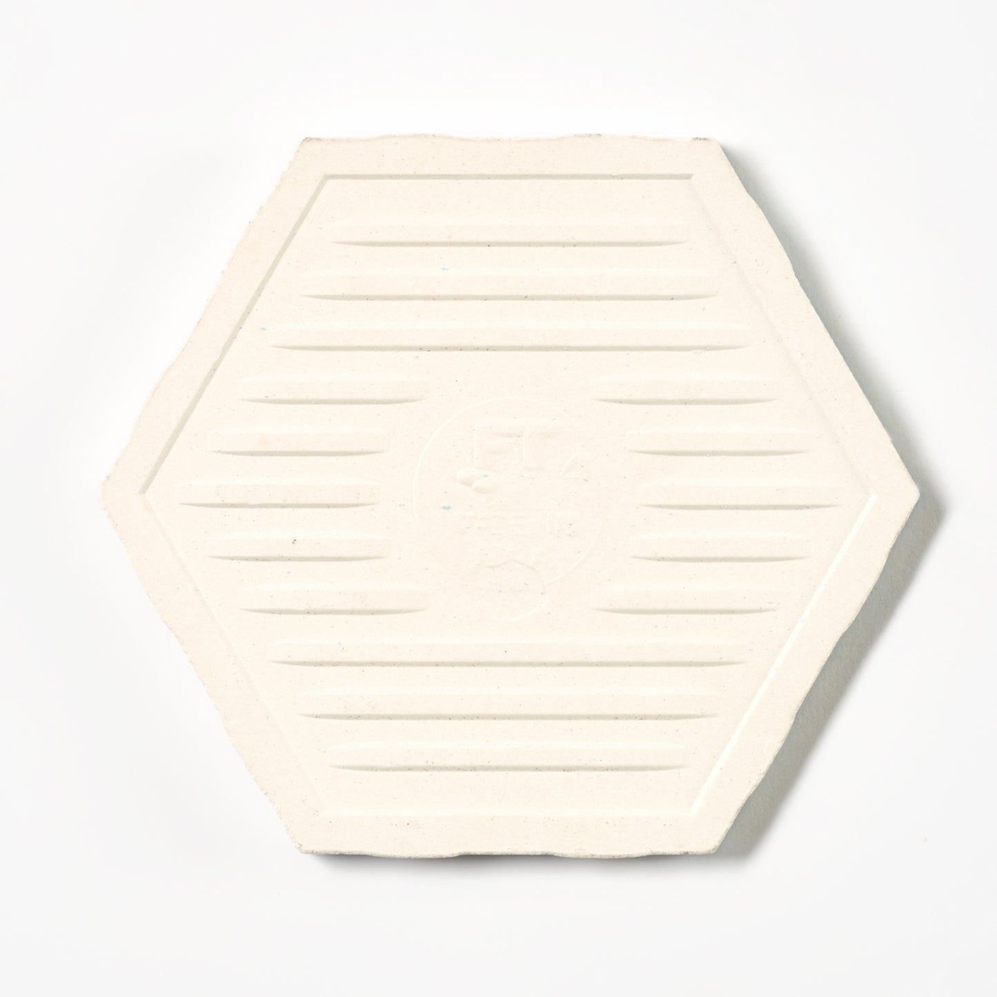 1960s Florida Tile Blue Hex Wall Tile