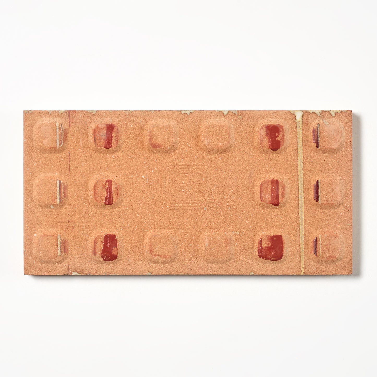 1970s Vintage Italian Floral Terracotta Wall Tile