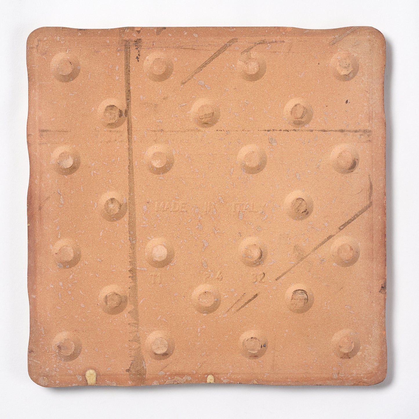 1970s Italian Tan Terracotta Floor Tile, 24 Sq Ft Available - 8 Sq Ft Per Box