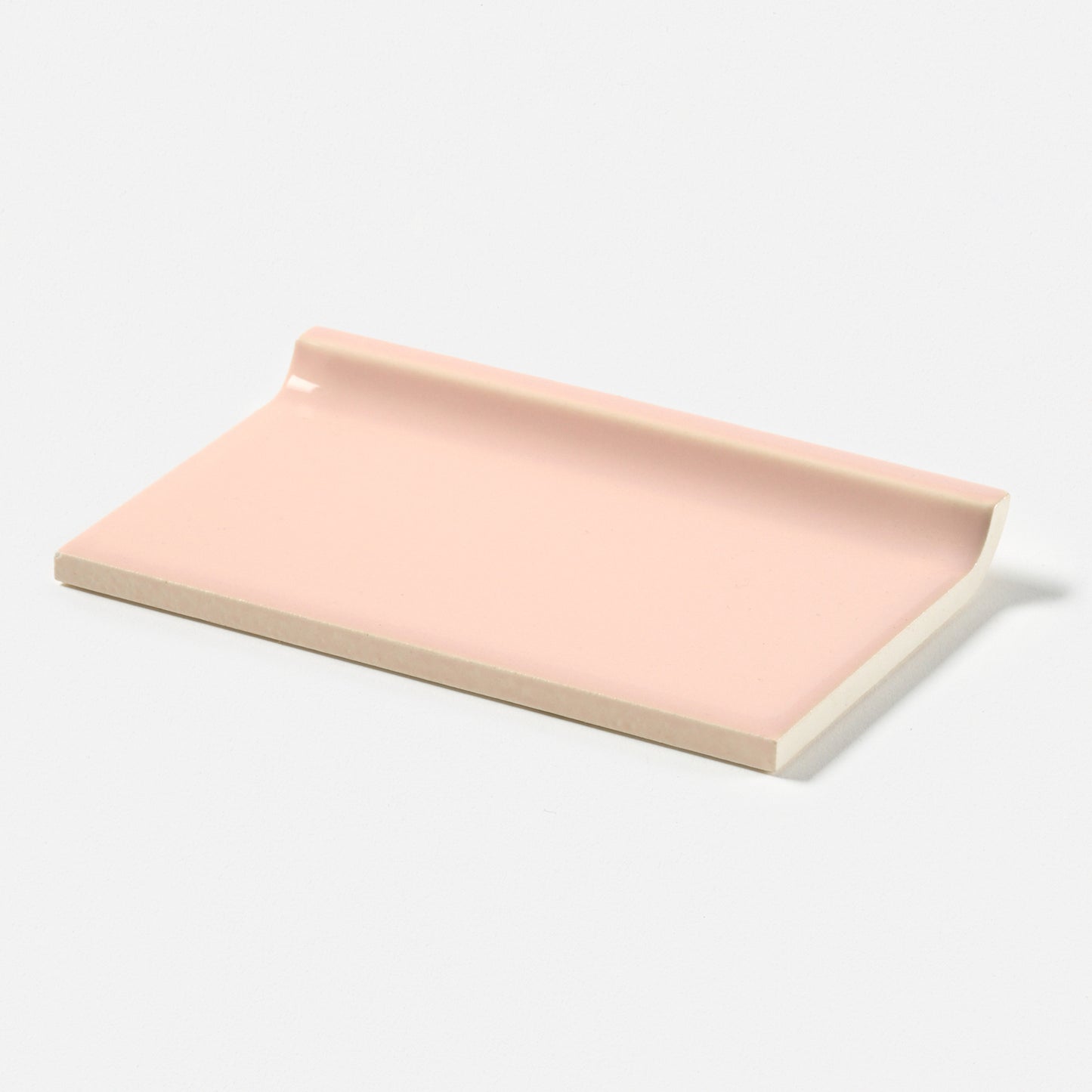 1970s Robertson 362 Venetian Pink Cove Base Tile