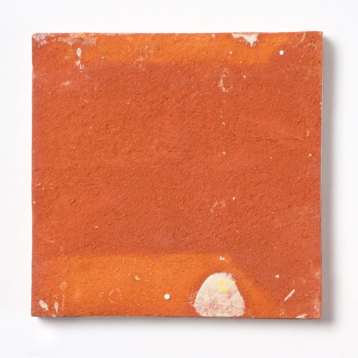 Vintage 1980s Hand Painted Mexican Yellow Floral Tiles, 6 Sq Ft Lot - 48 Piece Set