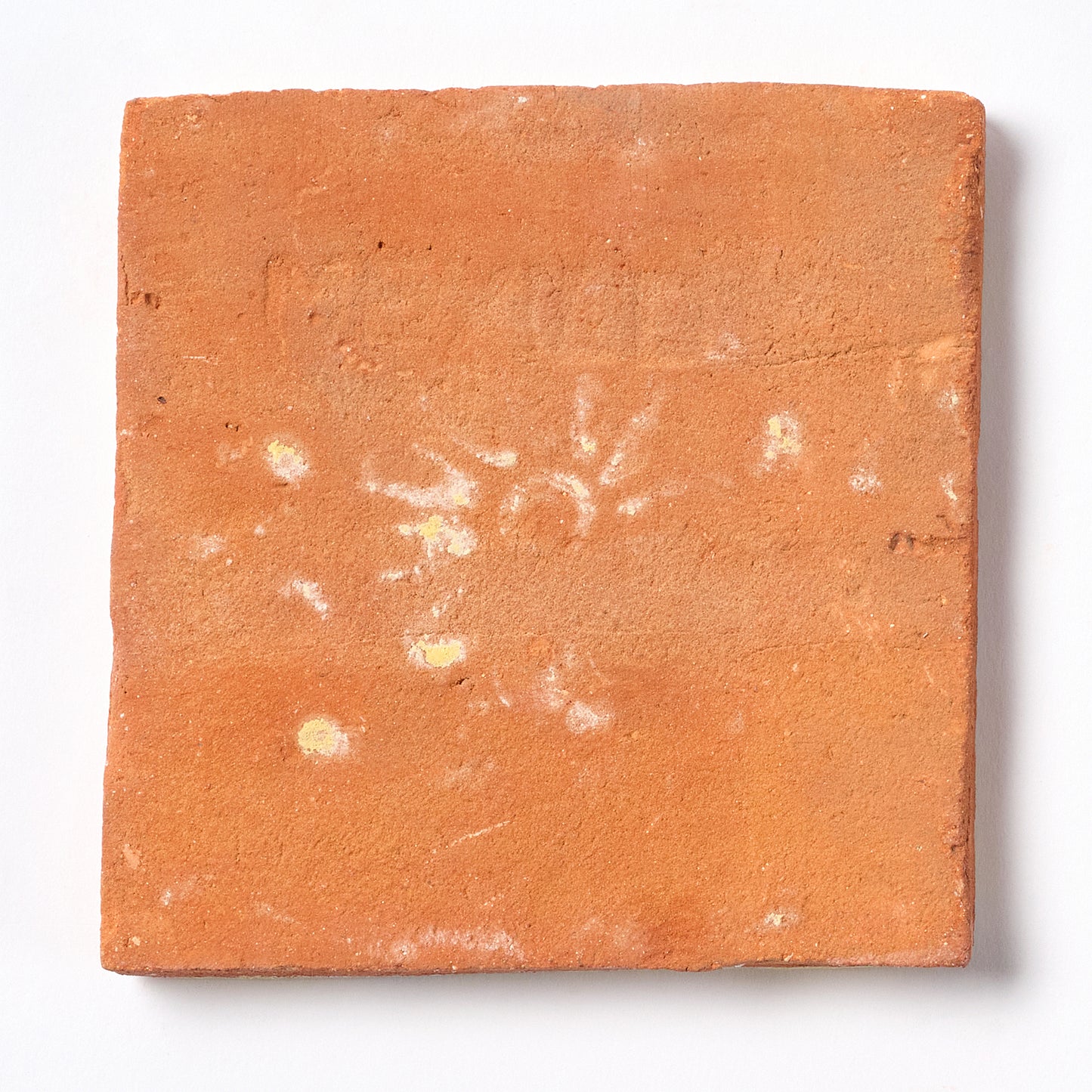 Vintage 1980s Hand Painted Yellow Mexican Tiles, 1.5 Sq Ft Lot - 11 Piece Set