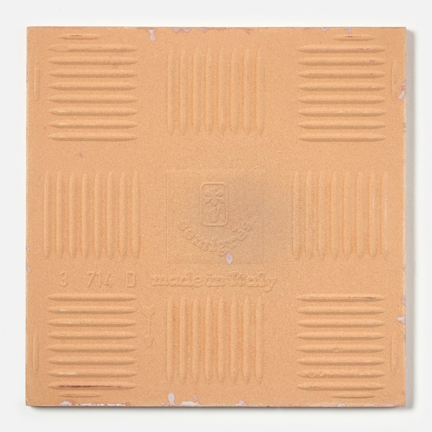 1970s Vintage Italian Delicate Floral Wall Tile
