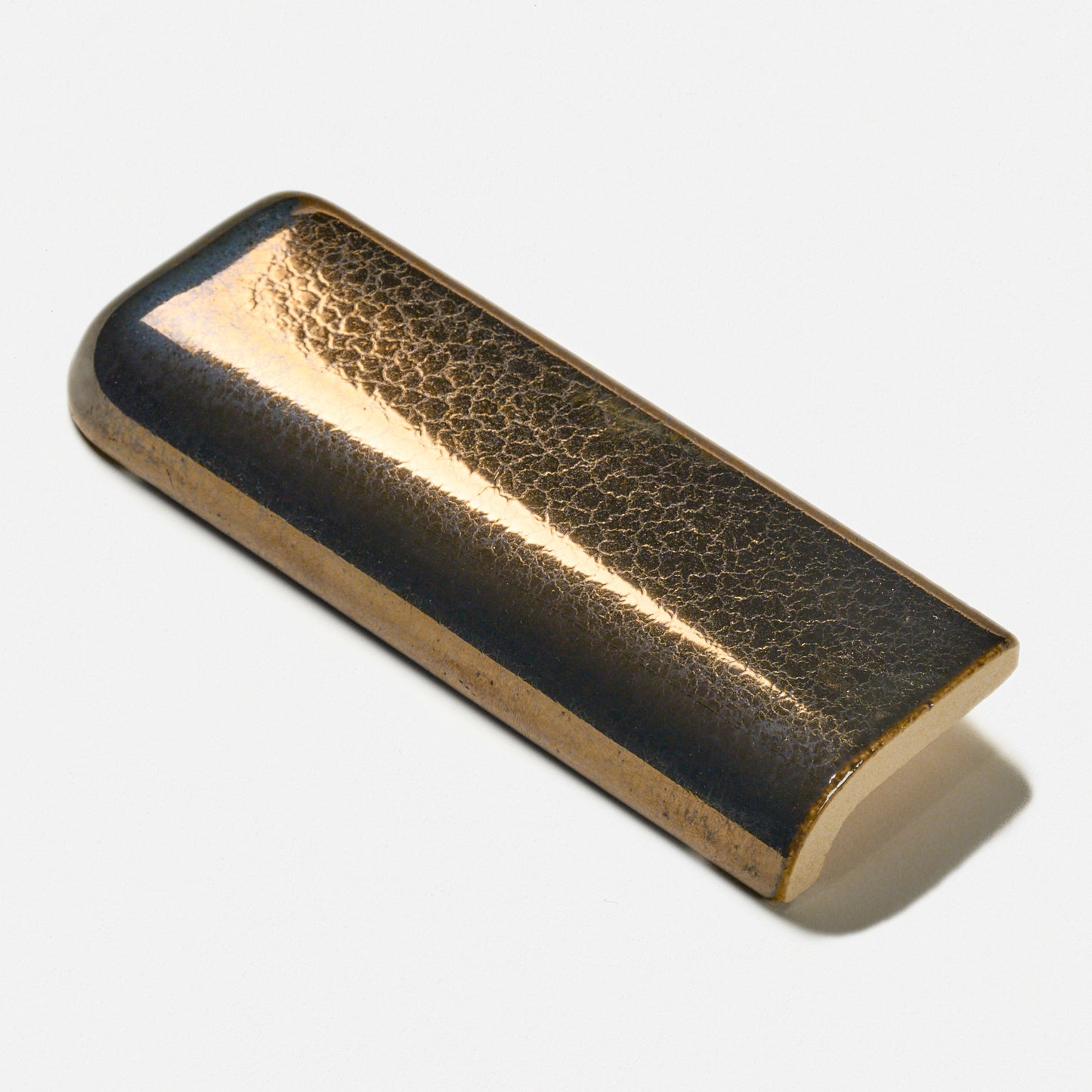 1970s Robertson 390 Bronze Bullnose Mud Cap Corner Tile