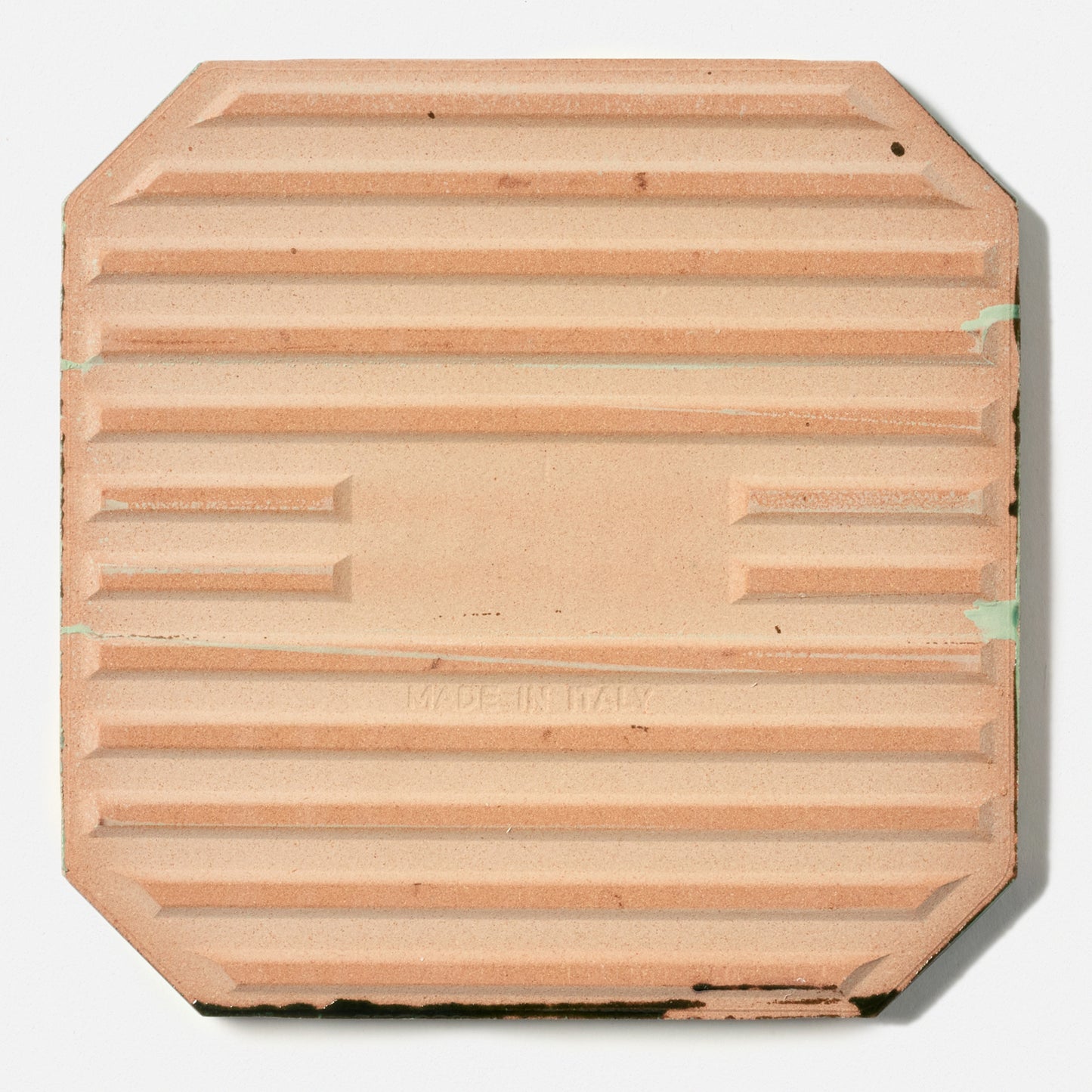 1980s Italian Emerald Green Octagon Wall TIle