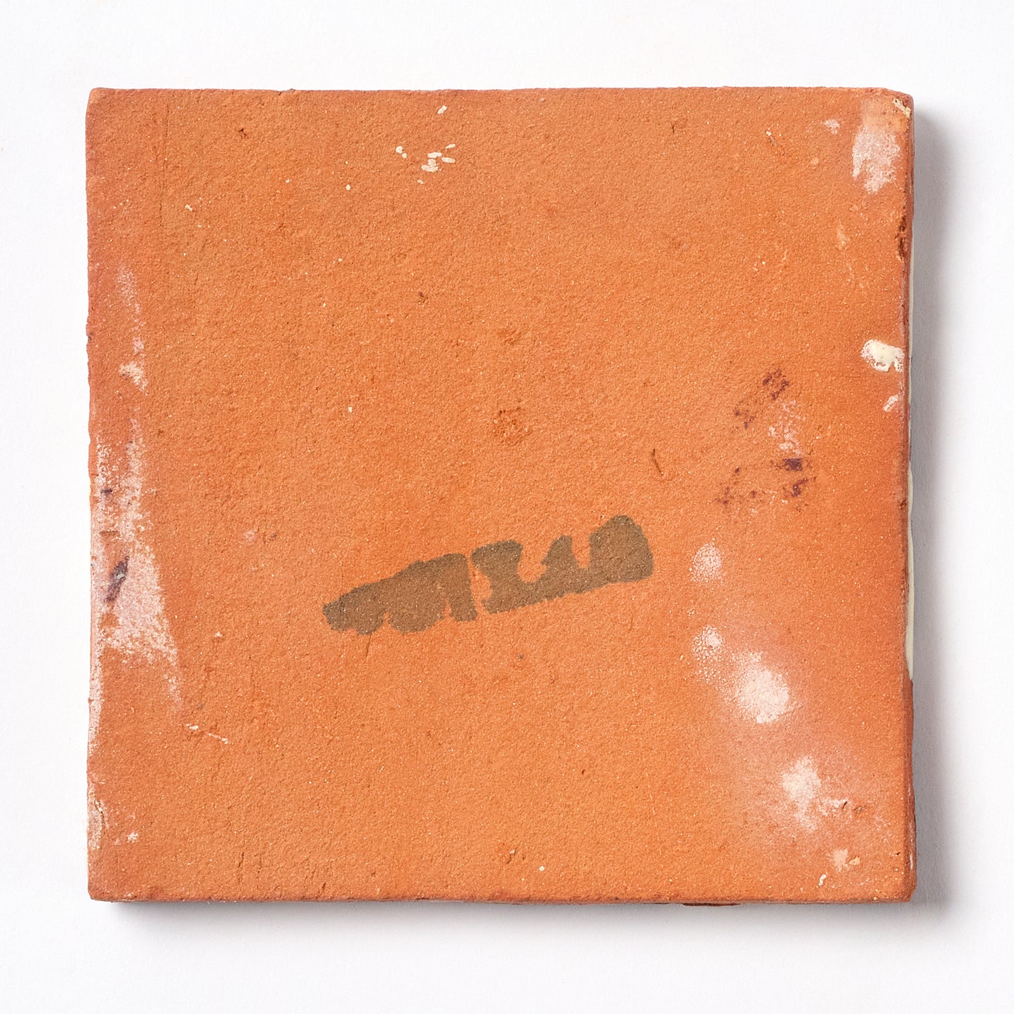 Vintage 1980s Hand Painted Black Floral Mexican Tiles, 3 Sq Ft Lot - 24 Piece Set