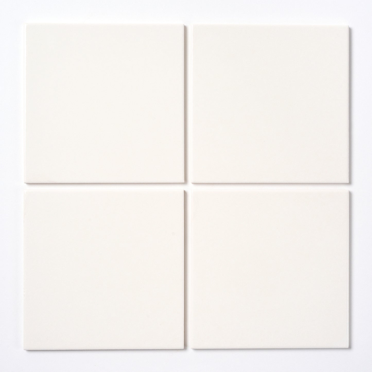 1970s Vintage Italian Plain White Wall Tile, 80 Sq Ft Available - 10 Sq Ft Per Box