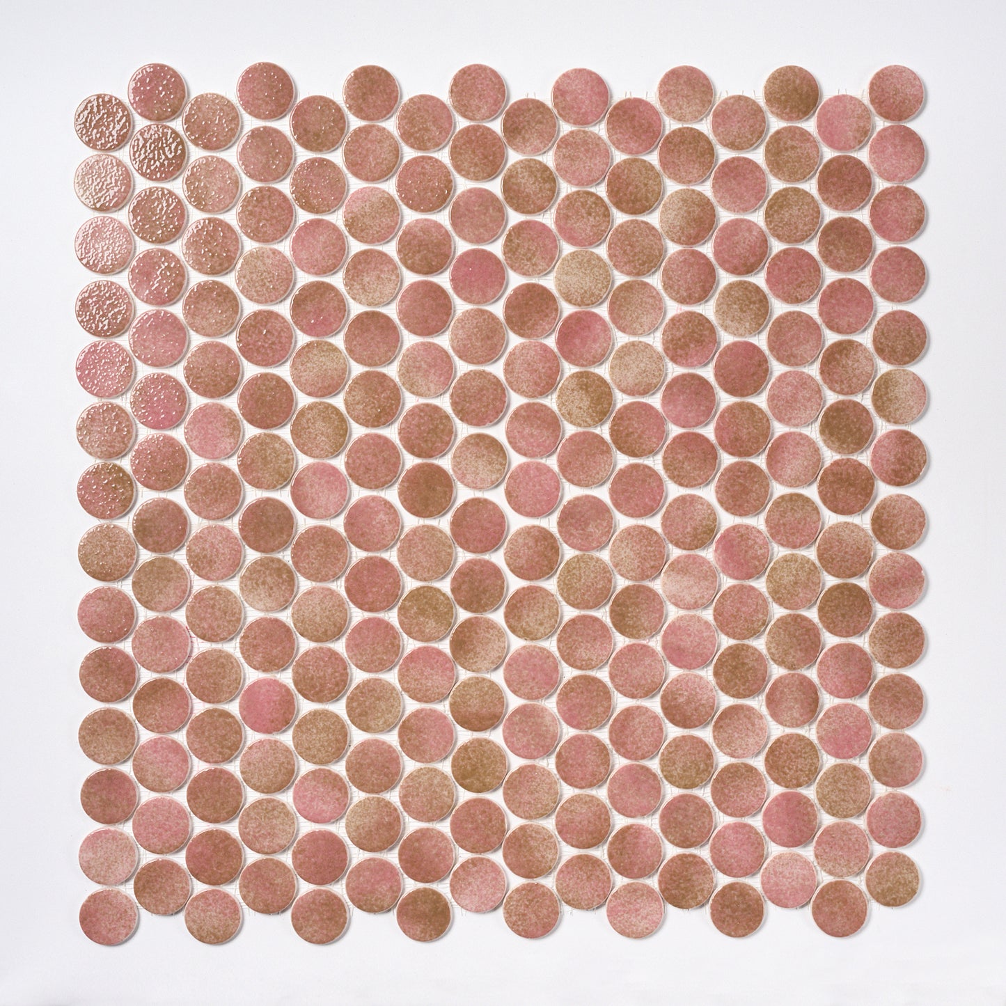 Vintage French Emaux de Briare Glass 1970s Floor/ Wall Tile, 43 Sq Ft Available - 21.5 Sq Ft Per Box
