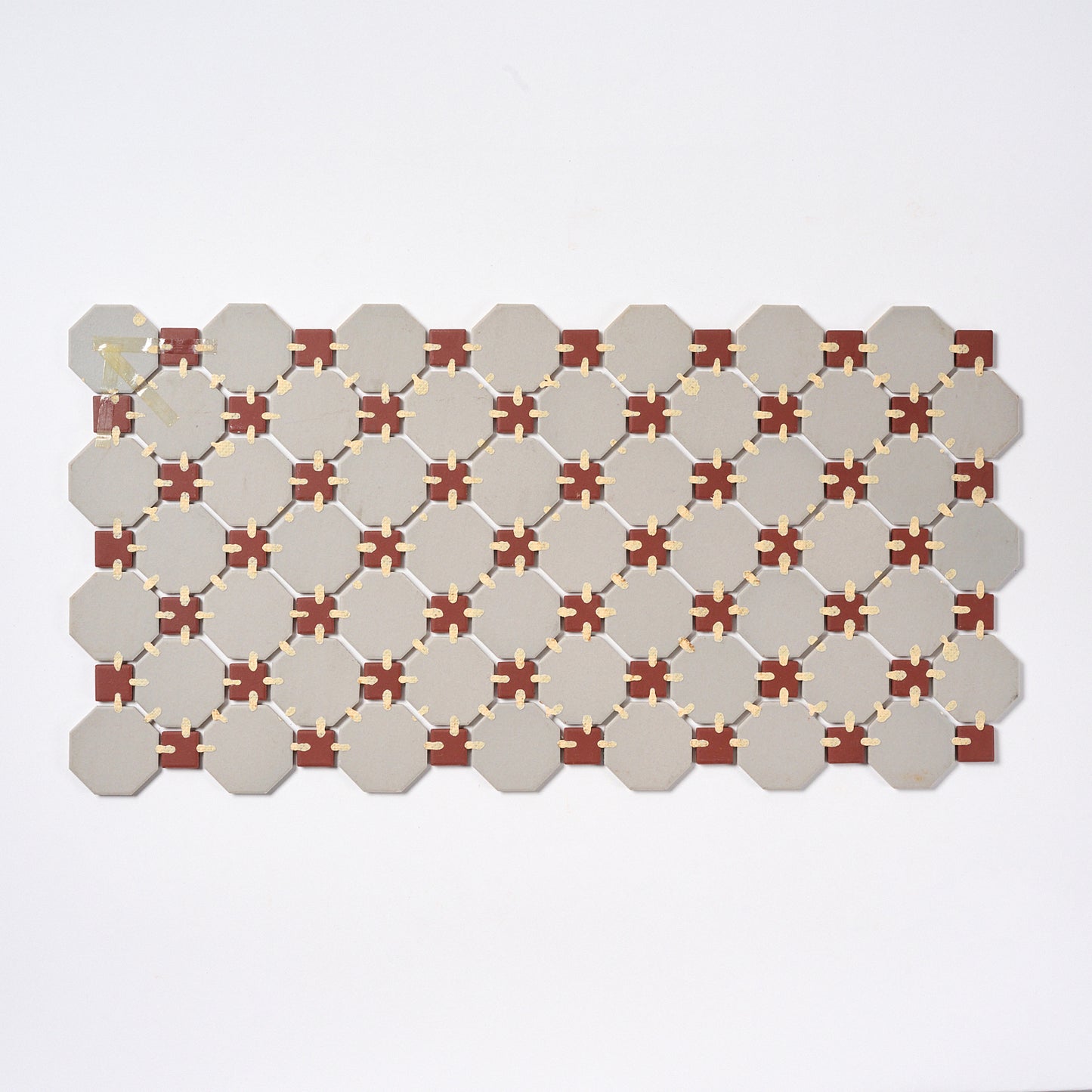 1990s Daltile Rust/ Gray Mosaic Floor Tile, 44 Sq Ft Available - 22 Sq Ft Per Box