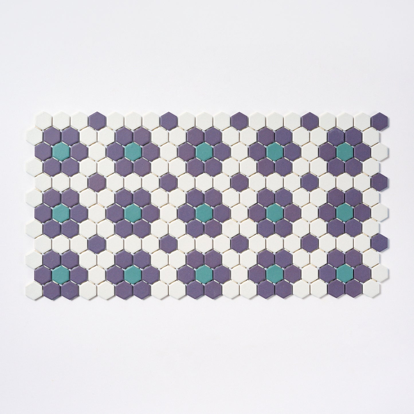 1990s Daltile Floral Mosaic Floor Tile, 273 Sq Ft Available - 21 Sq Ft Per Box