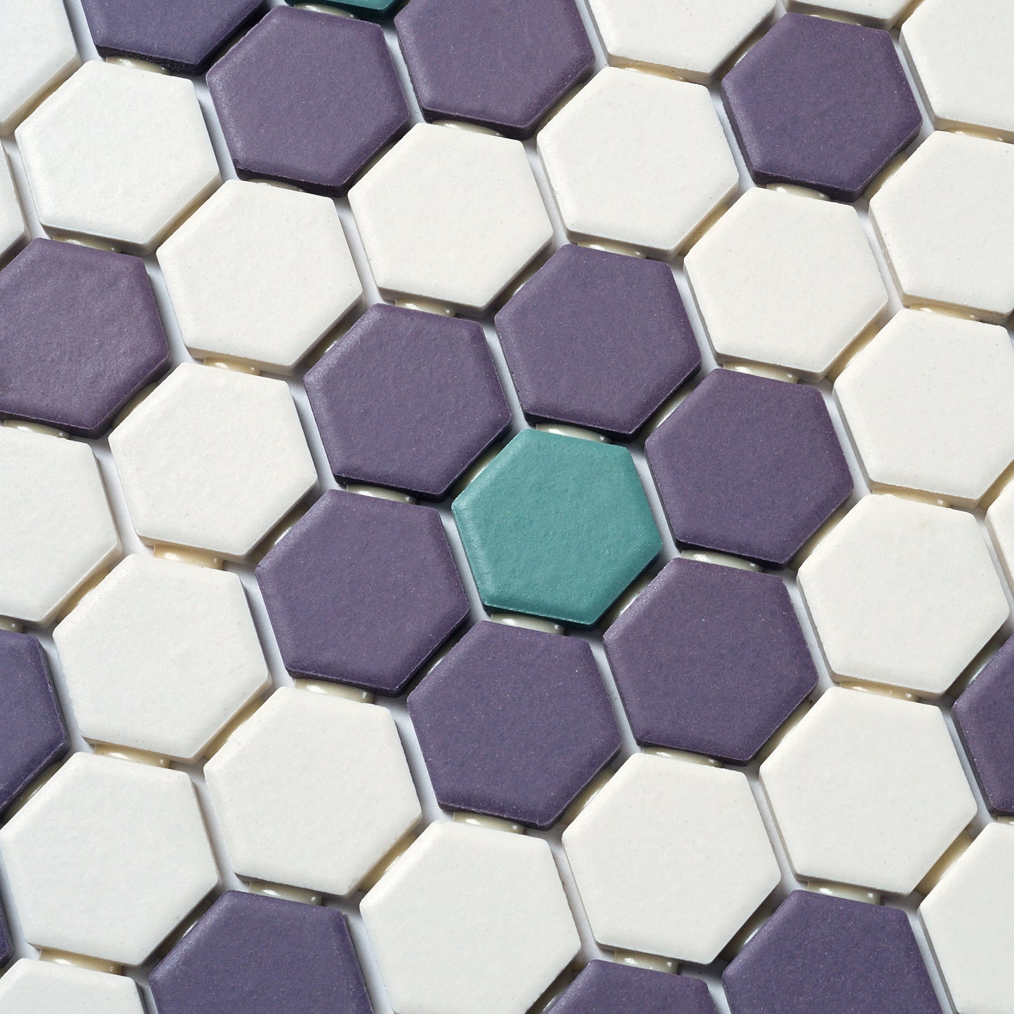 1990s Daltile Floral Mosaic Floor Tile, 273 Sq Ft Available - 21 Sq Ft Per Box