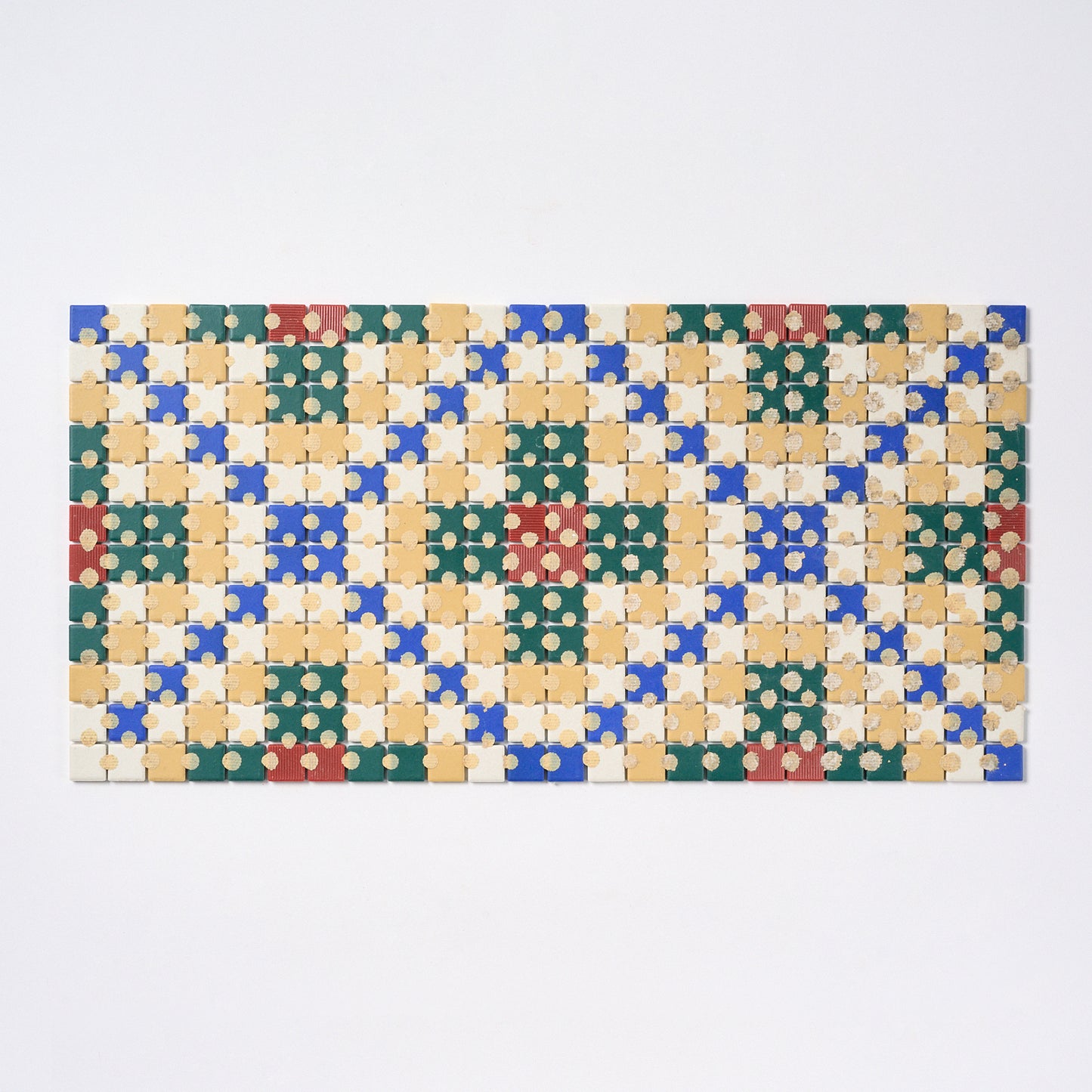 1990s Daltile Mosaic Floor Tile, 16 Sq Ft Available
