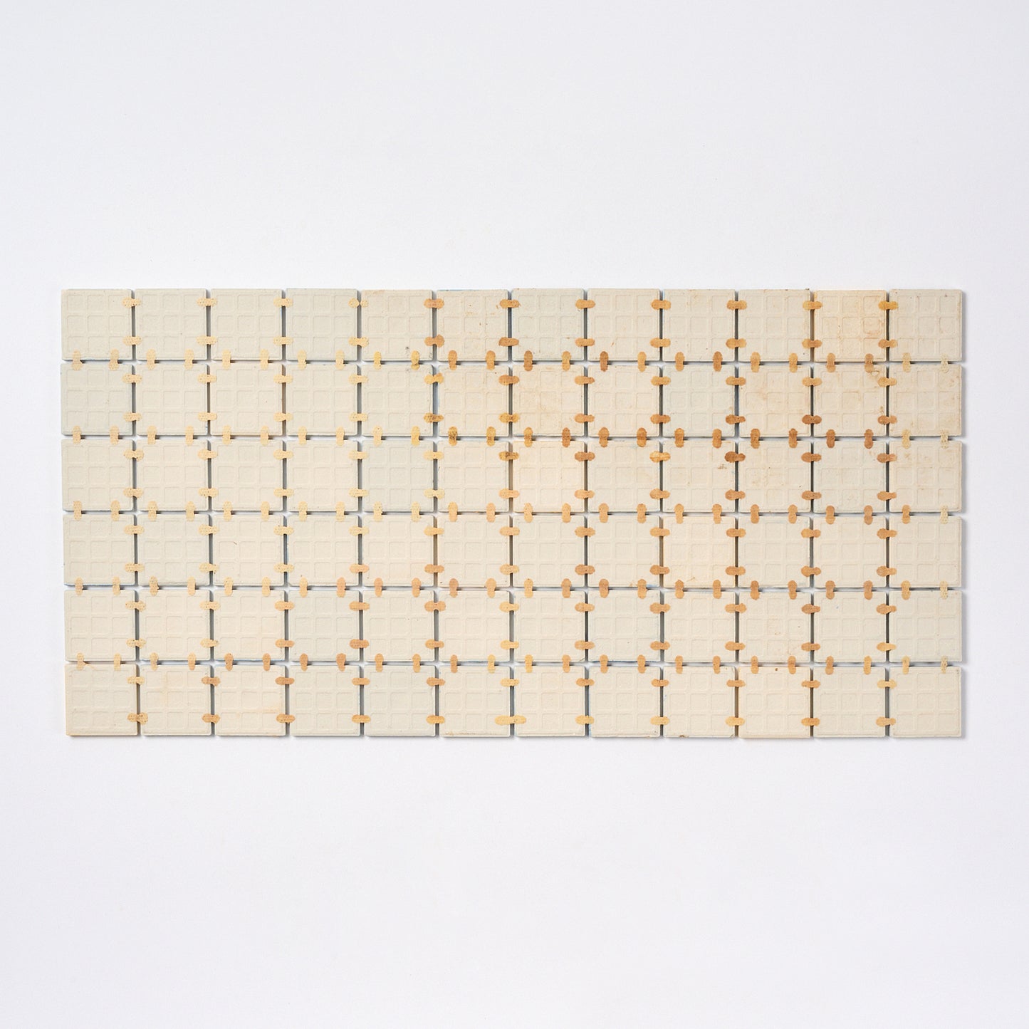 1990s Daltile Blue & Yellow Floor Tile, 48 Sq Ft Available - 24 Sq Ft Per Box