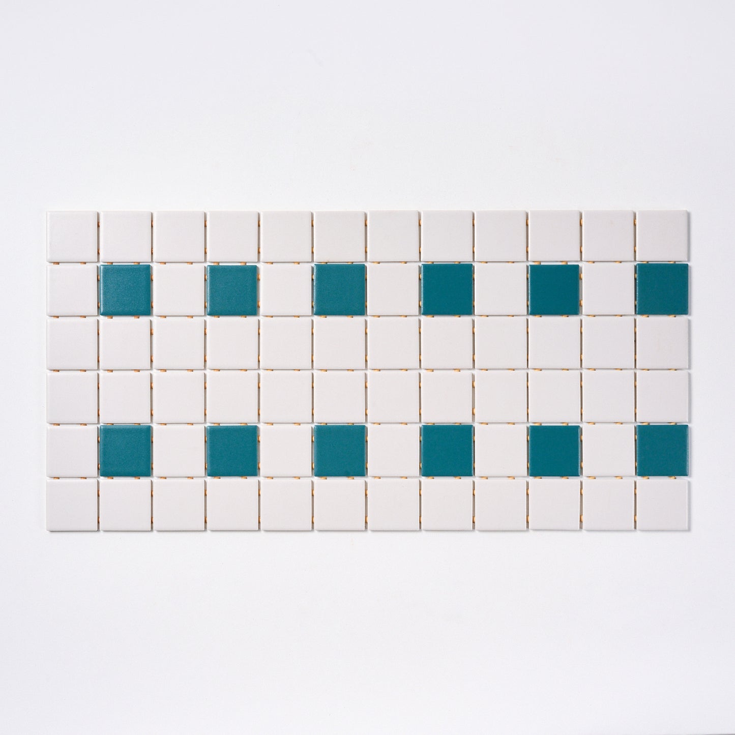 1990s American Olean Grey & Teal Floor Tile, 144 Sq Ft Available - 24 Sq Ft Per Box