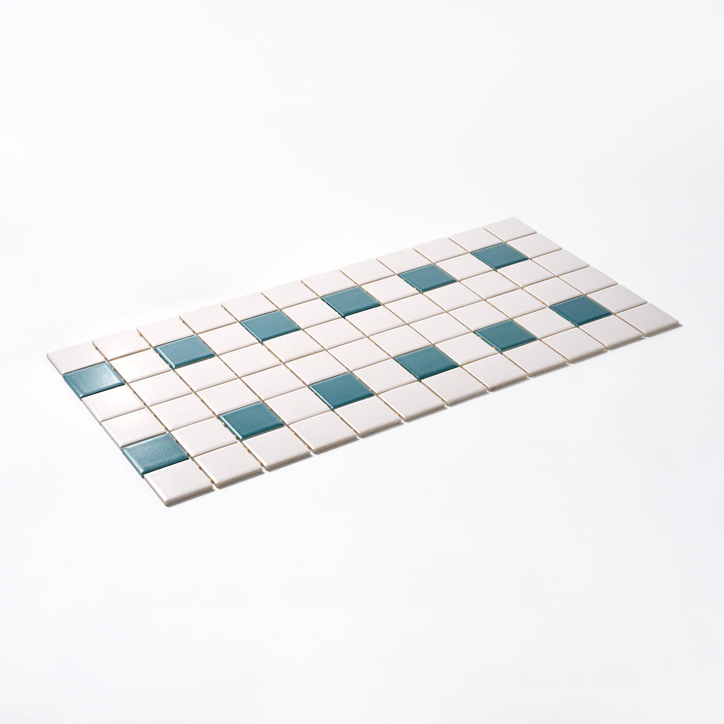 1990s American Olean Grey & Teal Floor Tile, 144 Sq Ft Available - 24 Sq Ft Per Box