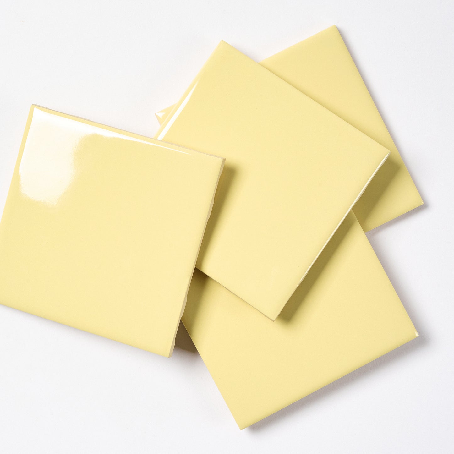 1960s Romany Citrus Yellow Wall Tile, 10.5 Sq Ft Available