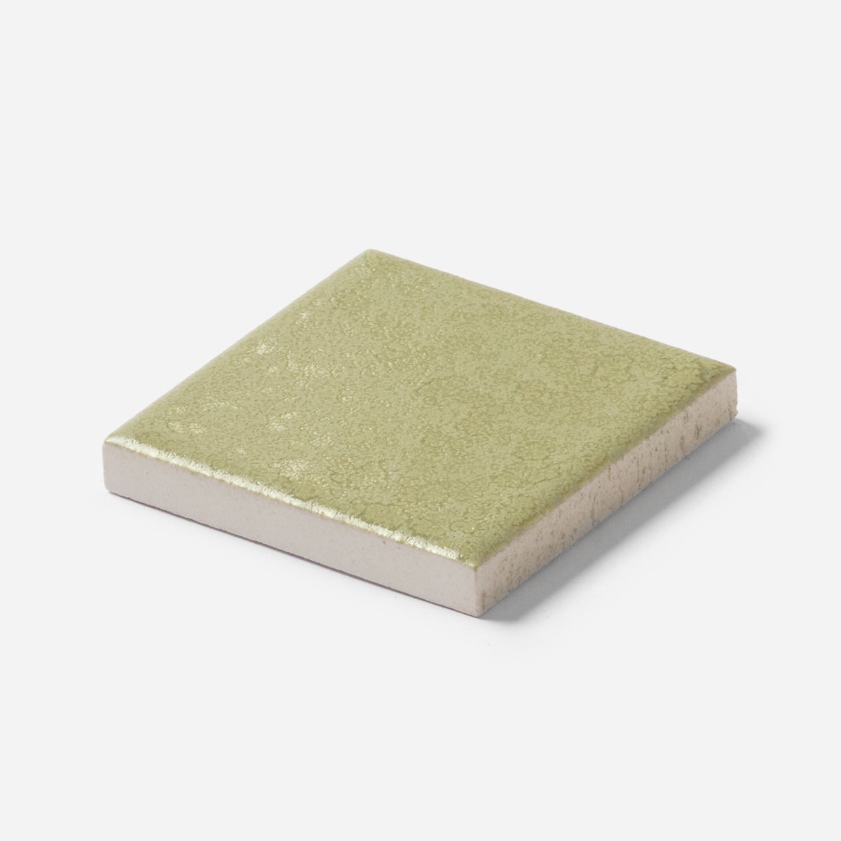 1960s FLORIDA TILE Avocado Dot Wall Tile