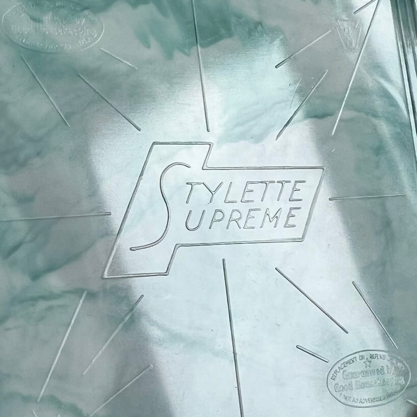 Vintage 1950's Stylette Supreme Aqua Marble Plastic Wall Tile, 10 Sq Ft Lot - 80 Piece Set, 100 Sq Ft Available