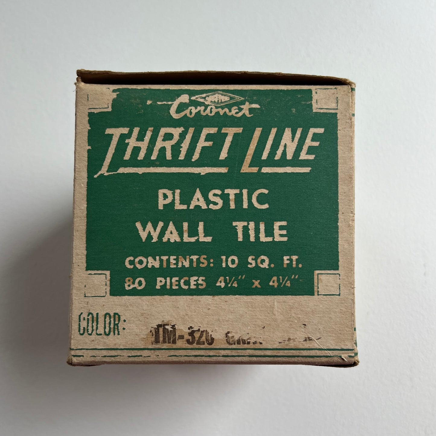 Vintage 1950's Coronet Gray Marble Plastic Wall Tile, 60 Sq Ft Available - 10 Sq Ft Per Box