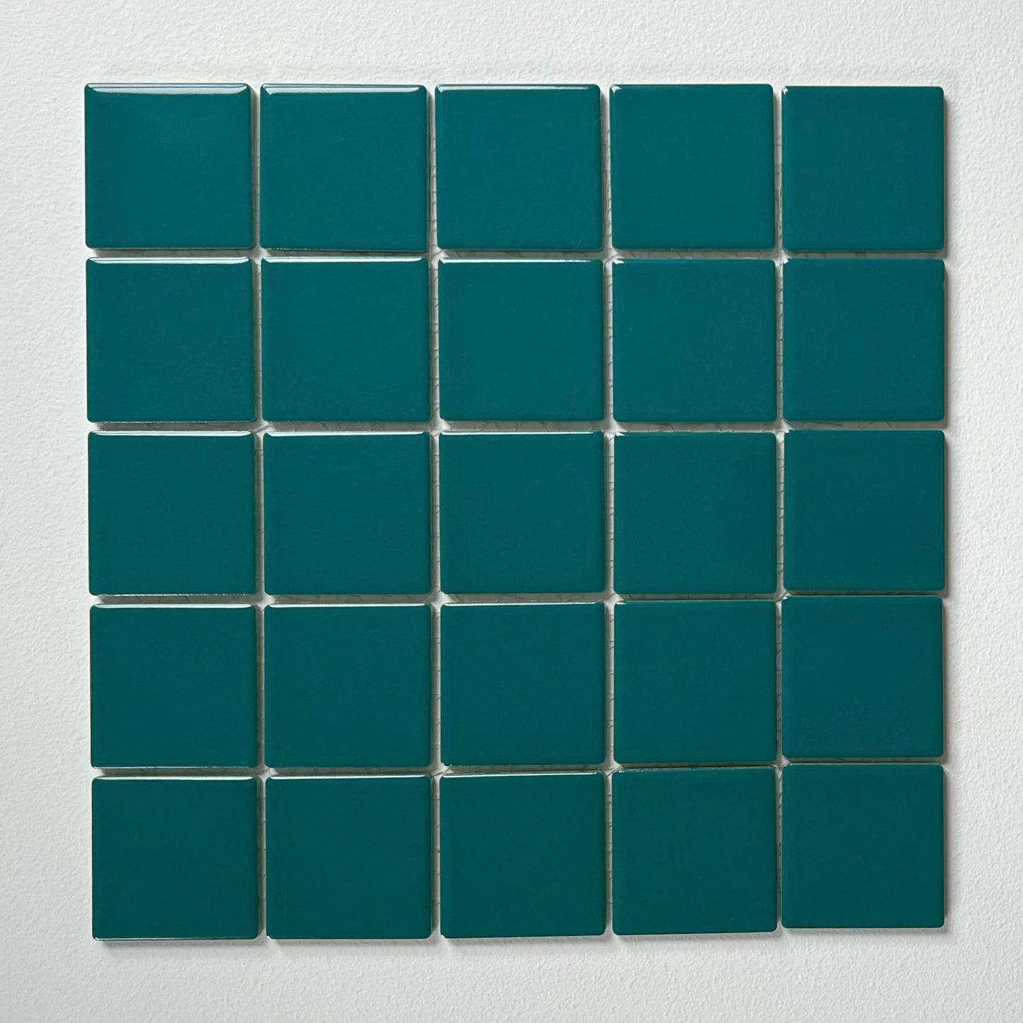 Jade Green Vintage Color Tile 1980s Wall Tile, 22 Sq Ft Available