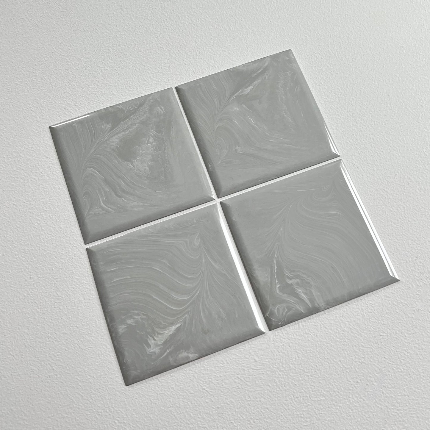 Vintage 1950's Coronet Gray Marble Plastic Wall Tile, 60 Sq Ft Available - 10 Sq Ft Per Box
