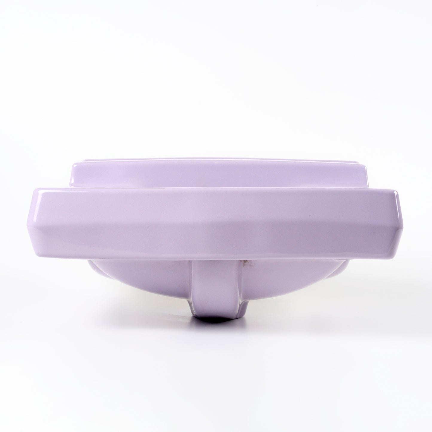 1970s Vintage Vitreous China Lavender 4" Centers Sink