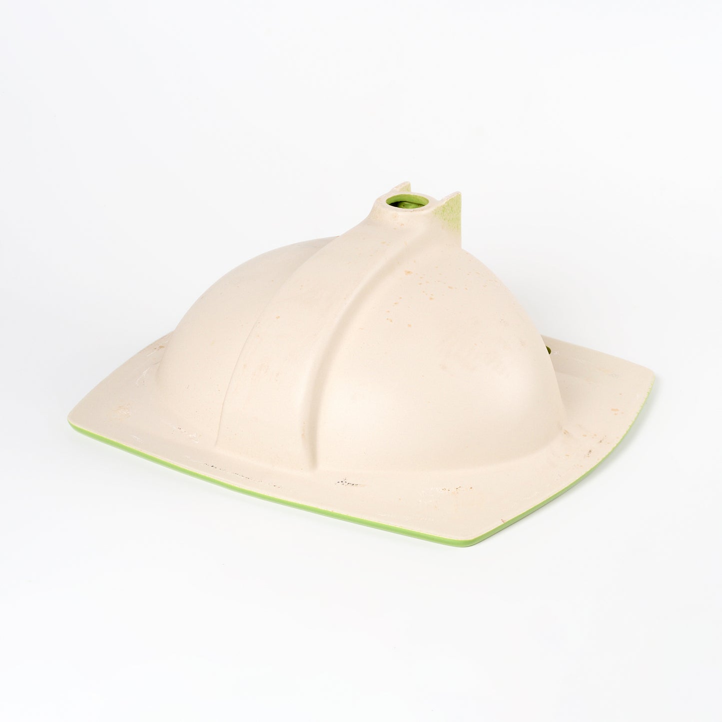 1970s Vintage Kohler Vitreous China Fresh Green 8" Centers Rondelle Sink