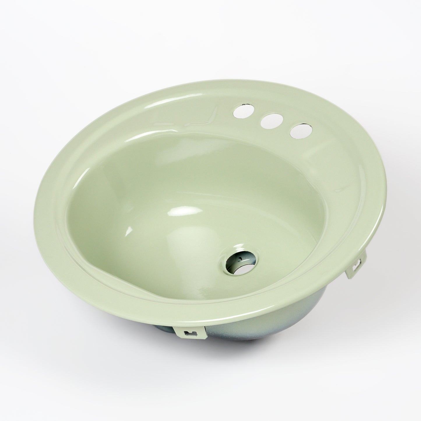 1970s Vintage Metal Bayberry 4" Centers Sink