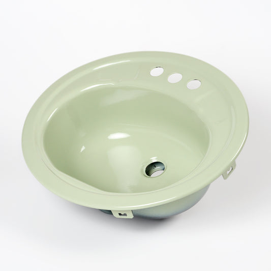 1970s Vintage Metal Bayberry 4" Centers Sink
