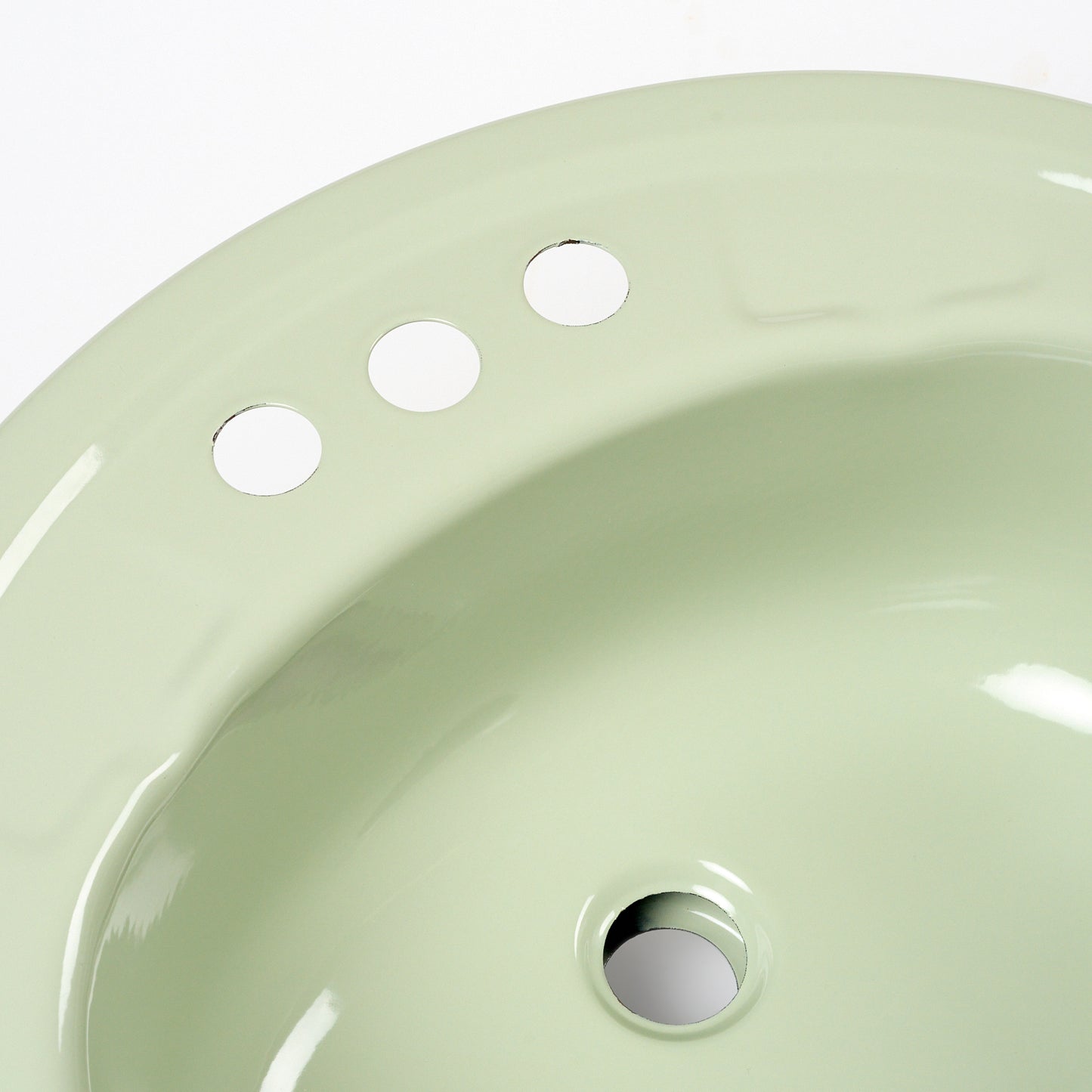 1970s Vintage Metal Bayberry 4" Centers Sink