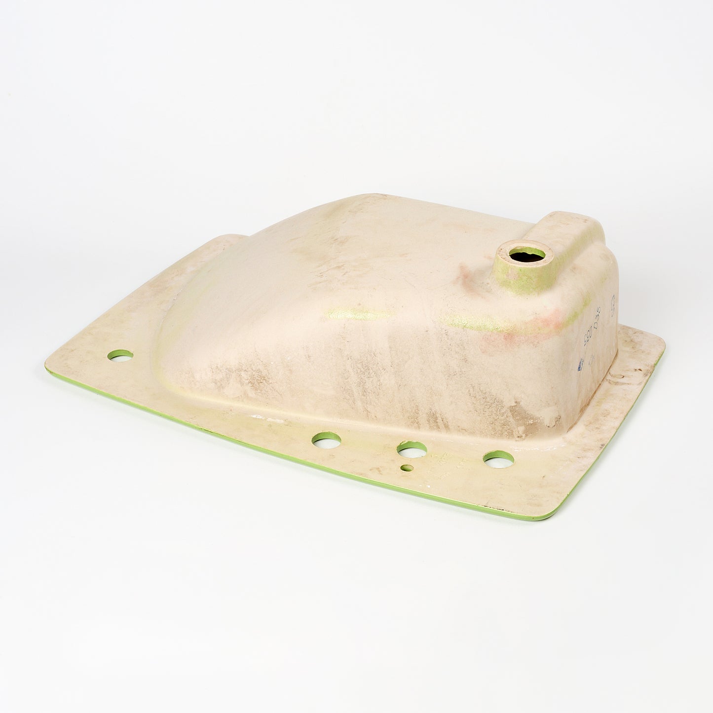 1970s Vintage Kohler Vitreous China Fresh Green 8" Centers Lady Vanity Sink