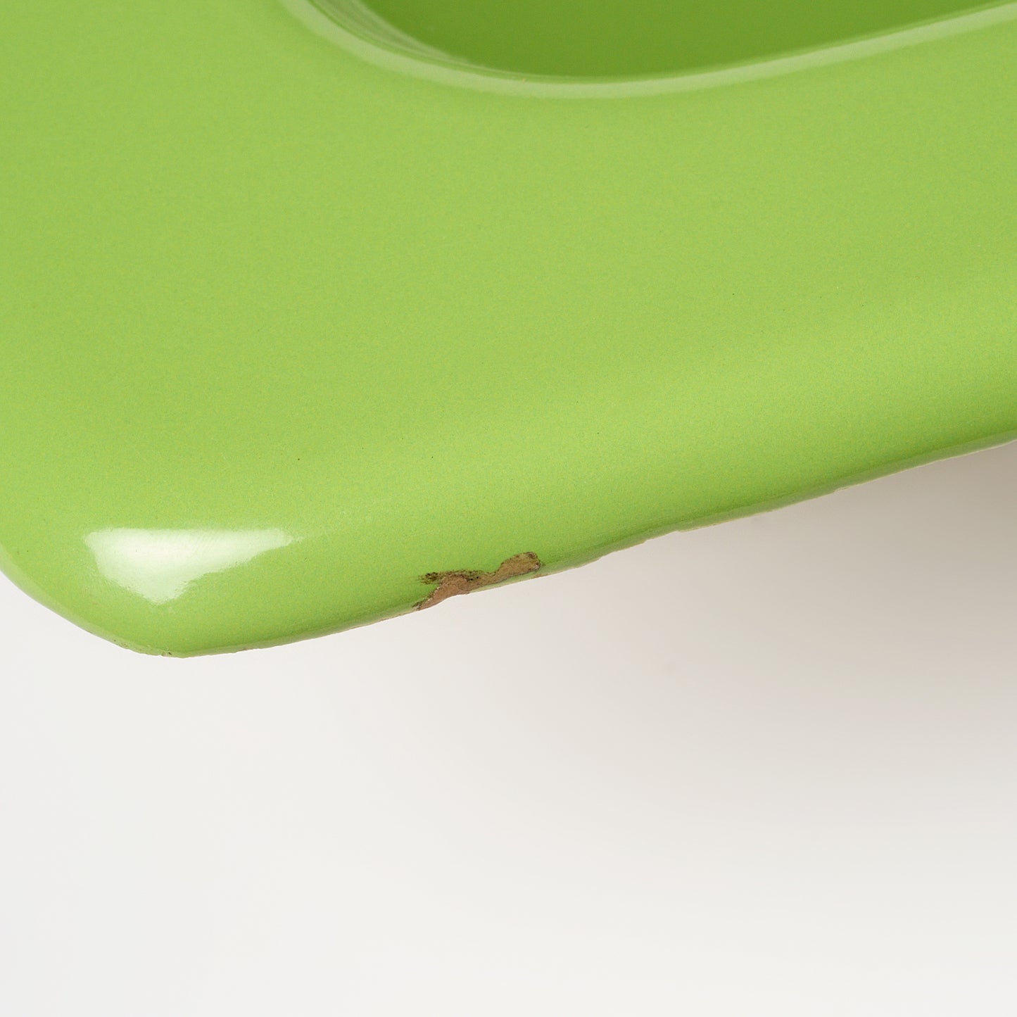 1970s Vintage Kohler Vitreous China Fresh Green 8" Centers Lady Vanity Sink