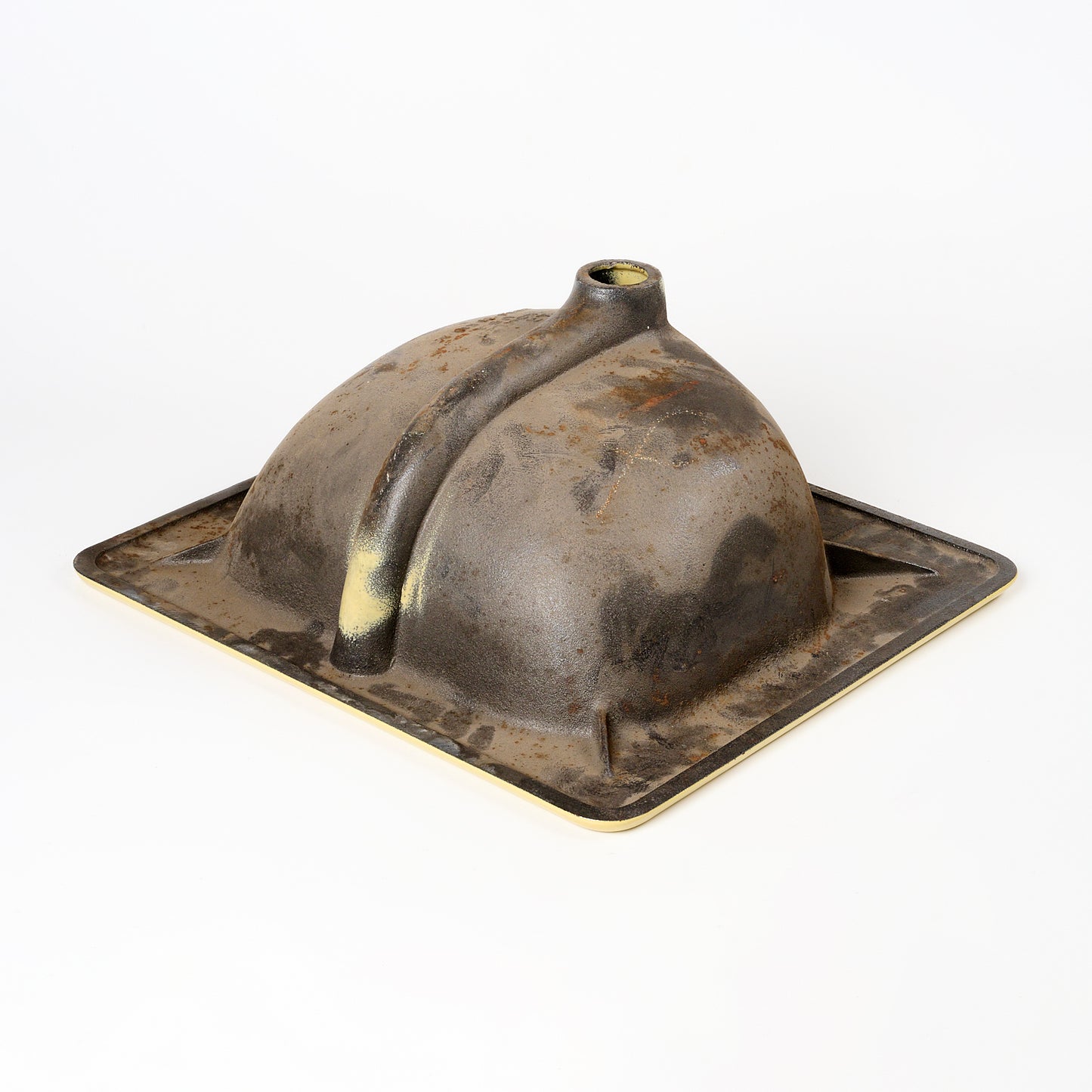 1970s Vintage Kohler Enameled Cast Iron Chamois 8" Centers Tahoe Sink