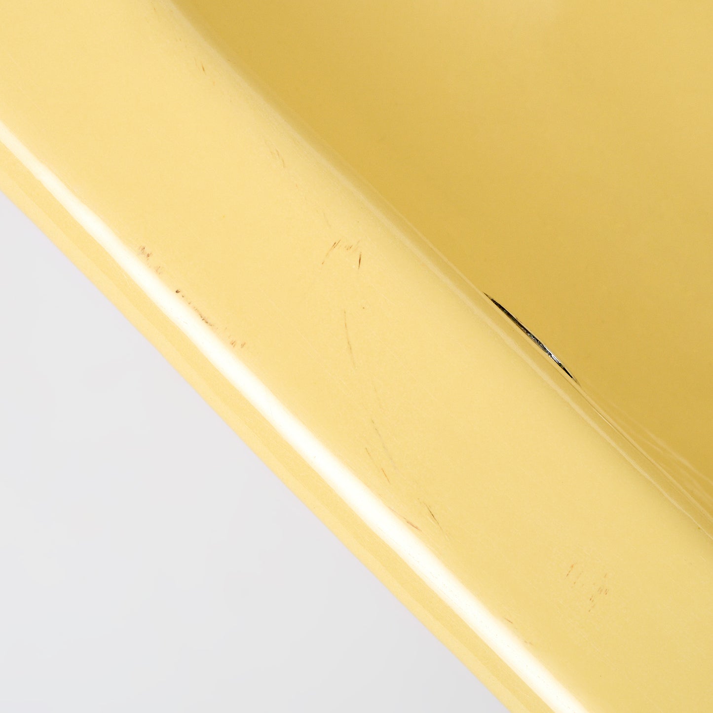 1970s Vintage Kohler Enameled Cast Iron Chamois 8" Centers Tahoe Sink