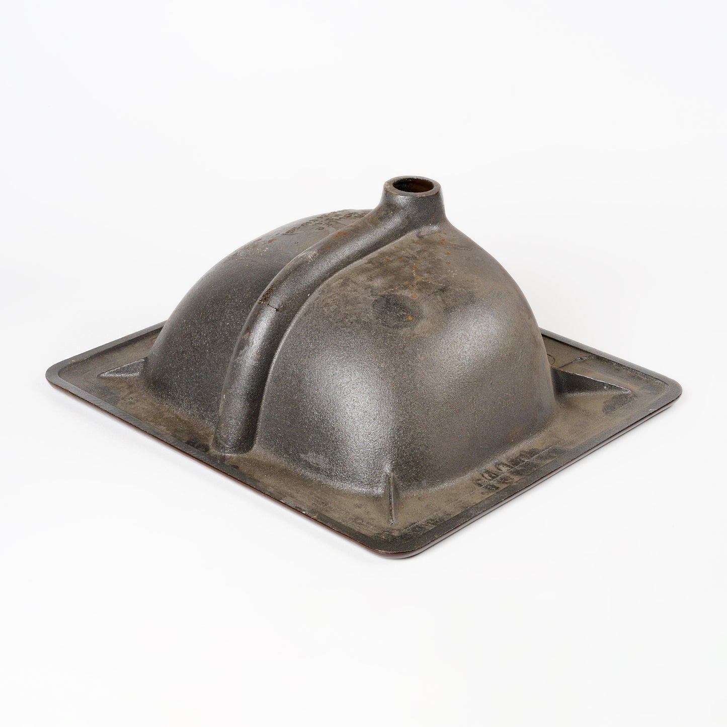 1970s Vintage Kohler Enameled Cast Iron Espresso 4" Centers Tahoe Sink