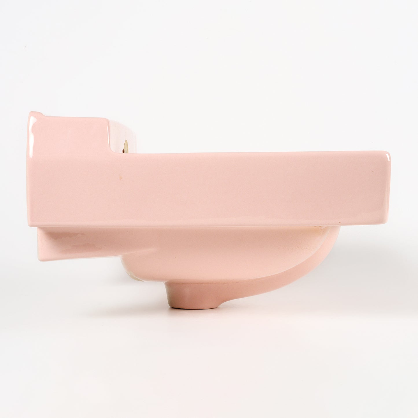 1970s Vintage Gerber Vitreous China Pink 4" Centers Sink