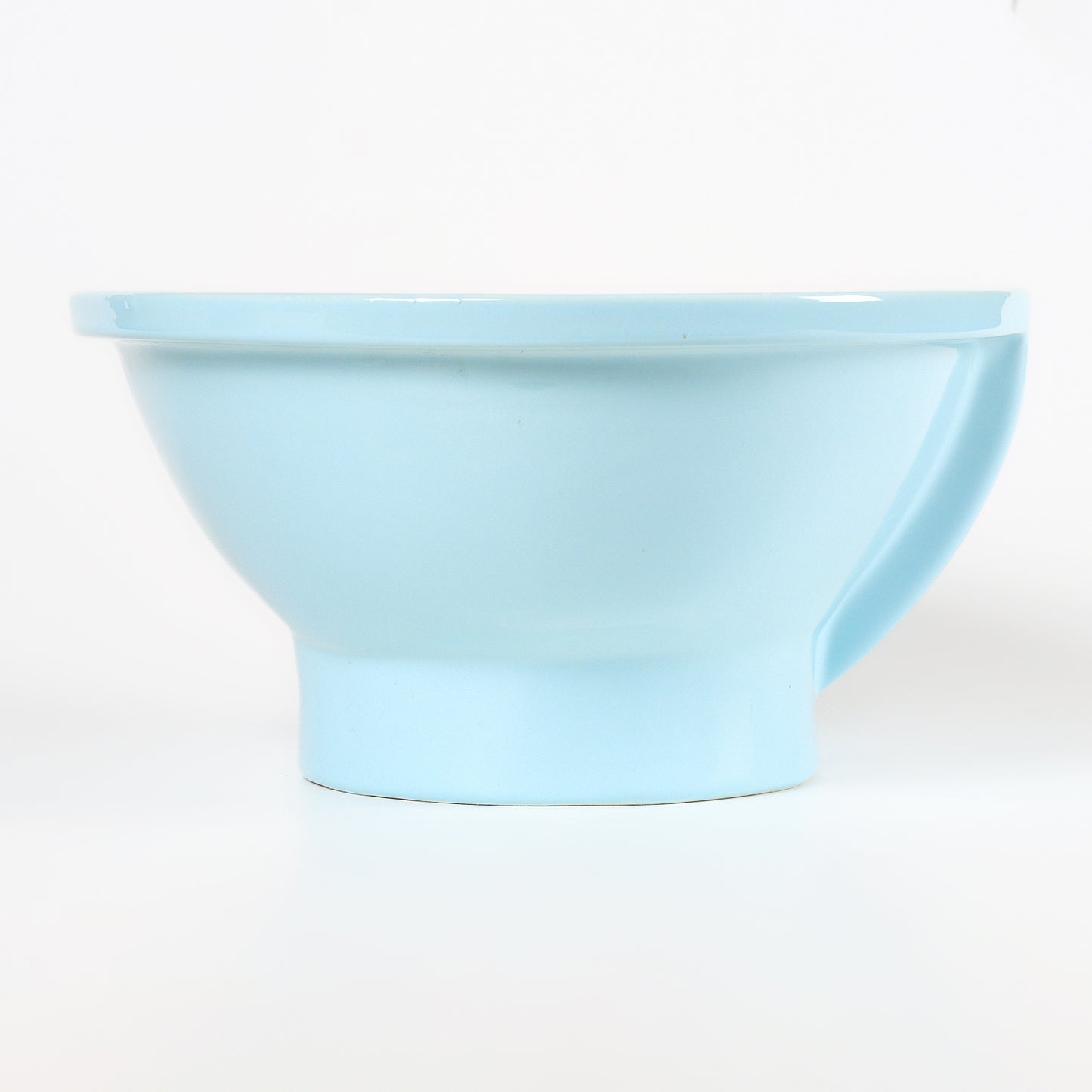 1960s Vintage Crane Vitreous China Powder Blue Vessel Sink