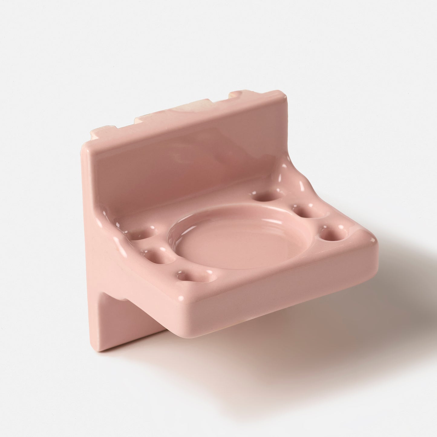 Classic 1950s Light Pink Bathroom Accessories Full Set