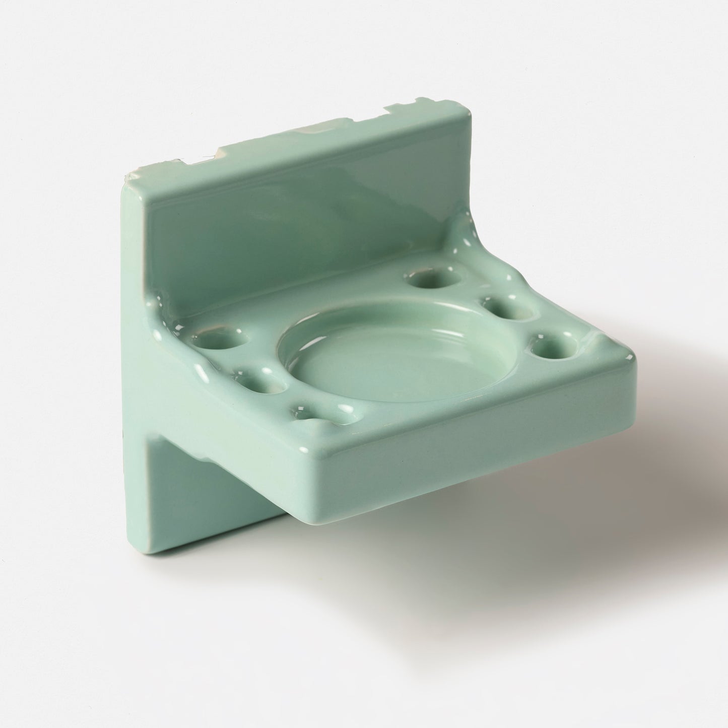 Classic 1950s Light Green Bathroom Accessories Full Set