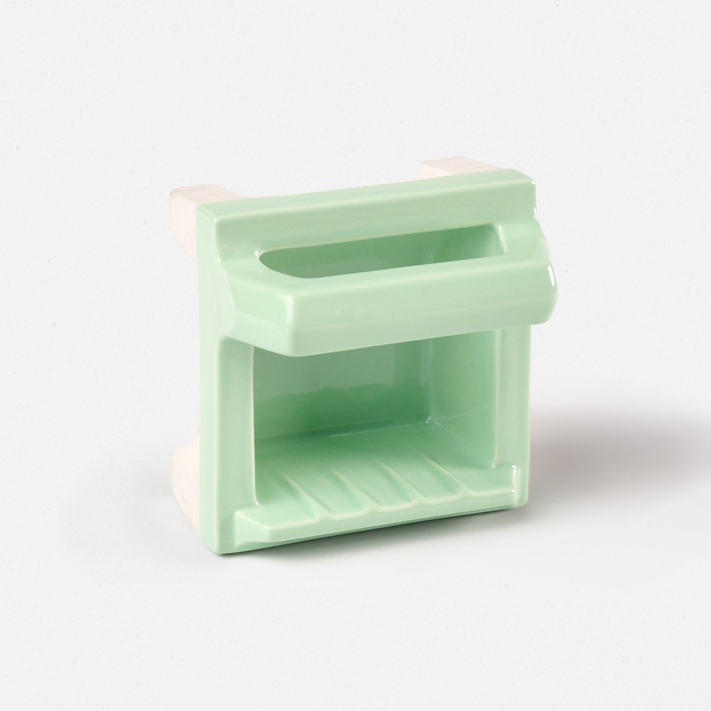 Classic 1950s Mint Green Bathroom Accessories Full Set