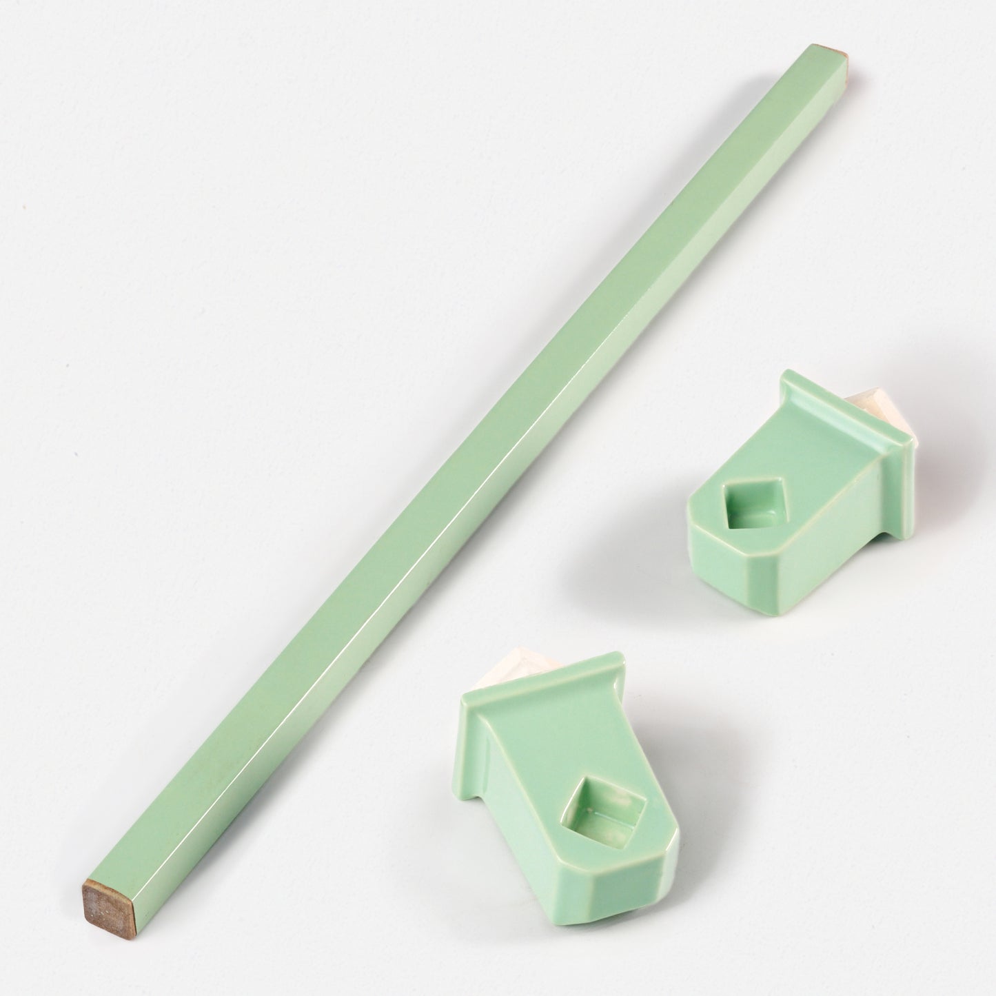 Classic 1950s Mint Green Bathroom Accessories Full Set
