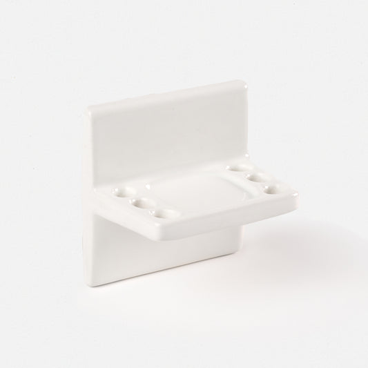 Vintage White Toothbrush Holder