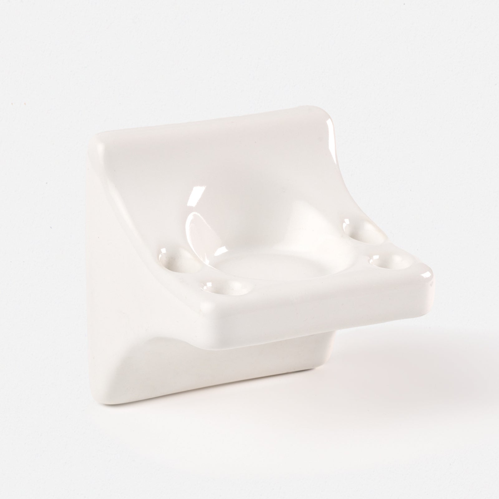 Vintage White Toothbrush Holder