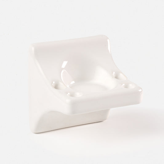 Vintage White Toothbrush Holder