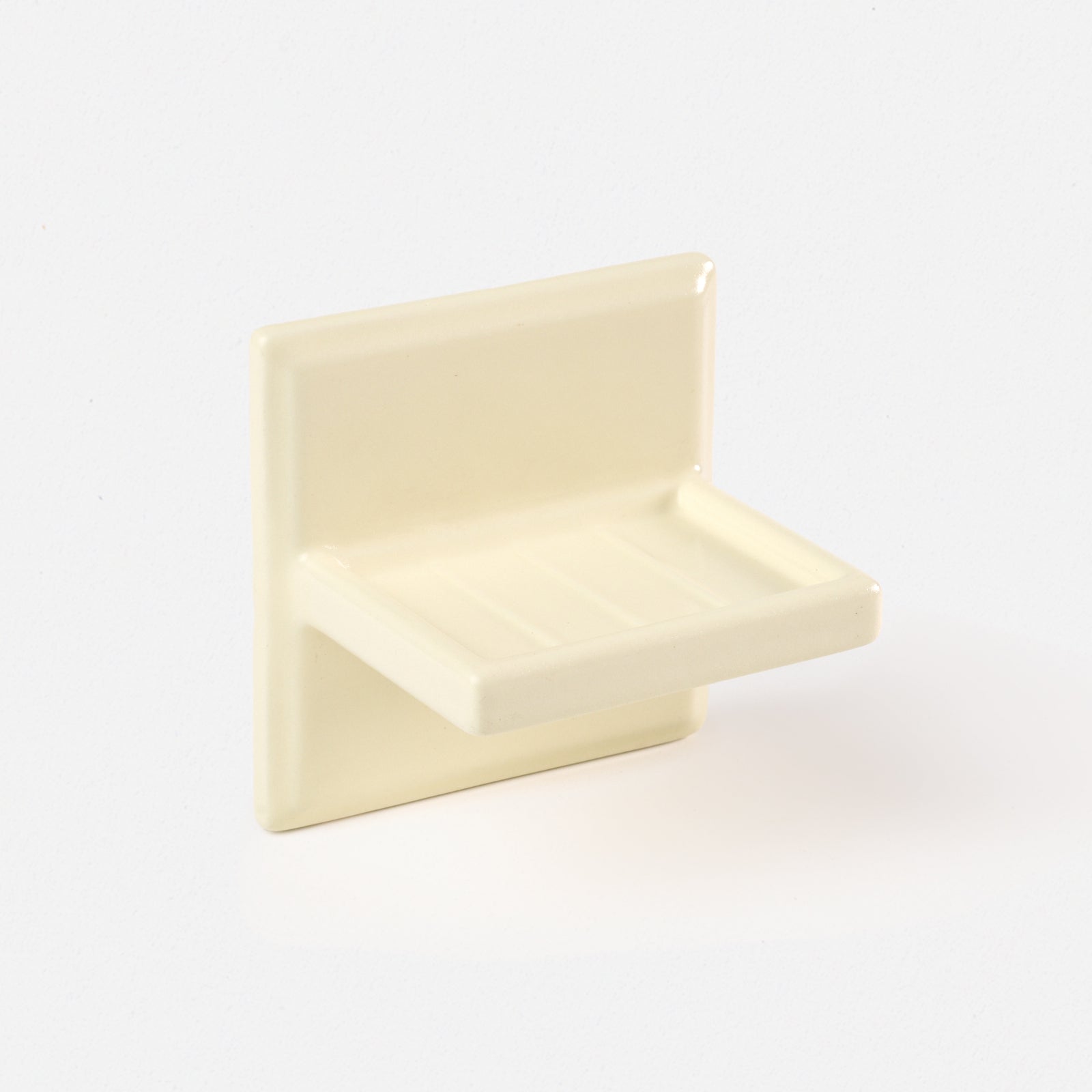 Vintage Pale Yellow Soap Dish