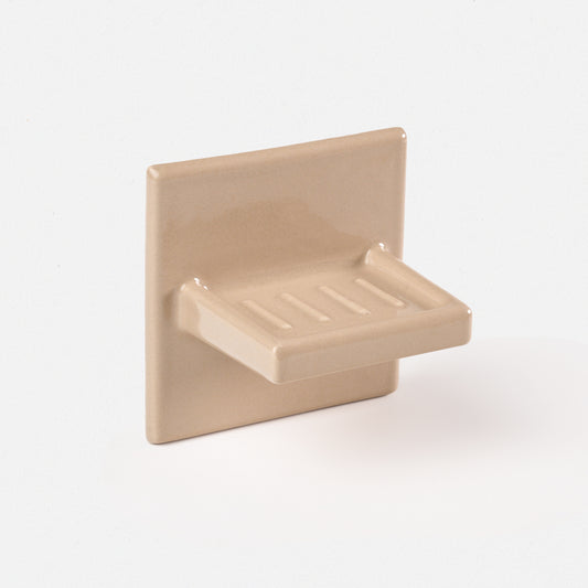 Vintage Beige Soap Dish